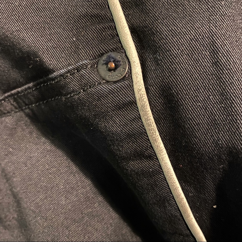 Rag & Bone Black White Leather Piping Skinny Jeans - Picture 7 of 7